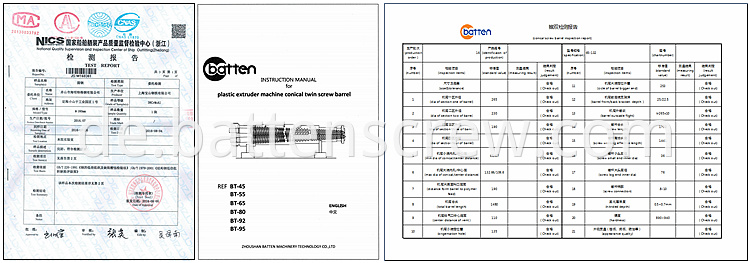 90 * 33 Einschneckenzylinder für PPR / HDPE-Rohr